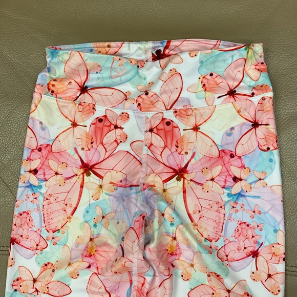 Leggings Yoga Pants Butterfly Print by Cocoleggings - S/M - Picture 4 of 8